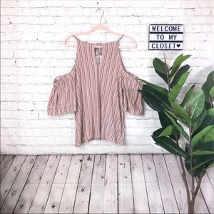 American Eagle Outfitters Cold Shoulder Top l XL